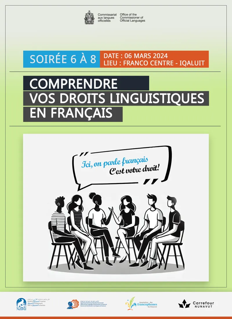 Affiche Atelier Commissariat Langues Officielles