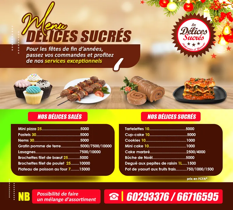 Affiche Delices Sucres