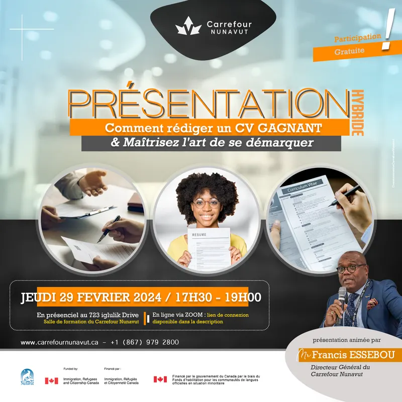 Affiche Formation Cv Gagnant