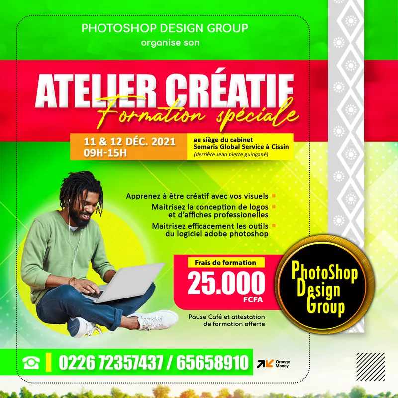 Affiche Formation Photoshop