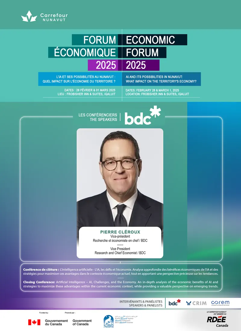 Affiche Forum Economique 2025 Personnalites Bdc