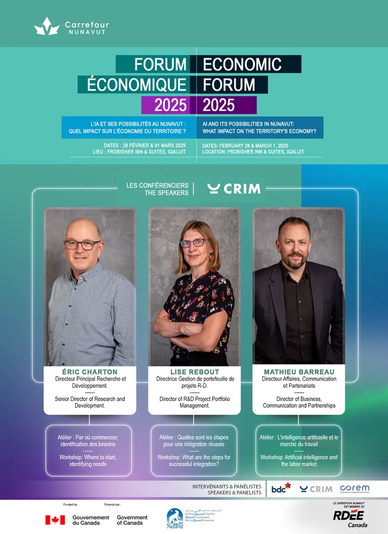 Affiche Forum Economique 2025 Personnalites Eng