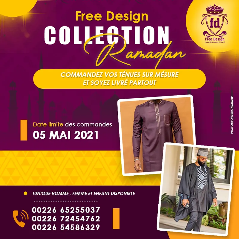 Affiche Free Design Ramadan 2021