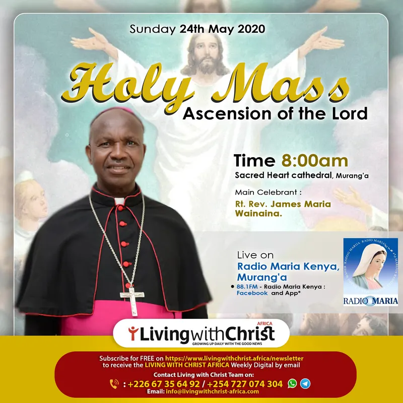 Affiche Holy Mass Ascension Radio Maria Kenya