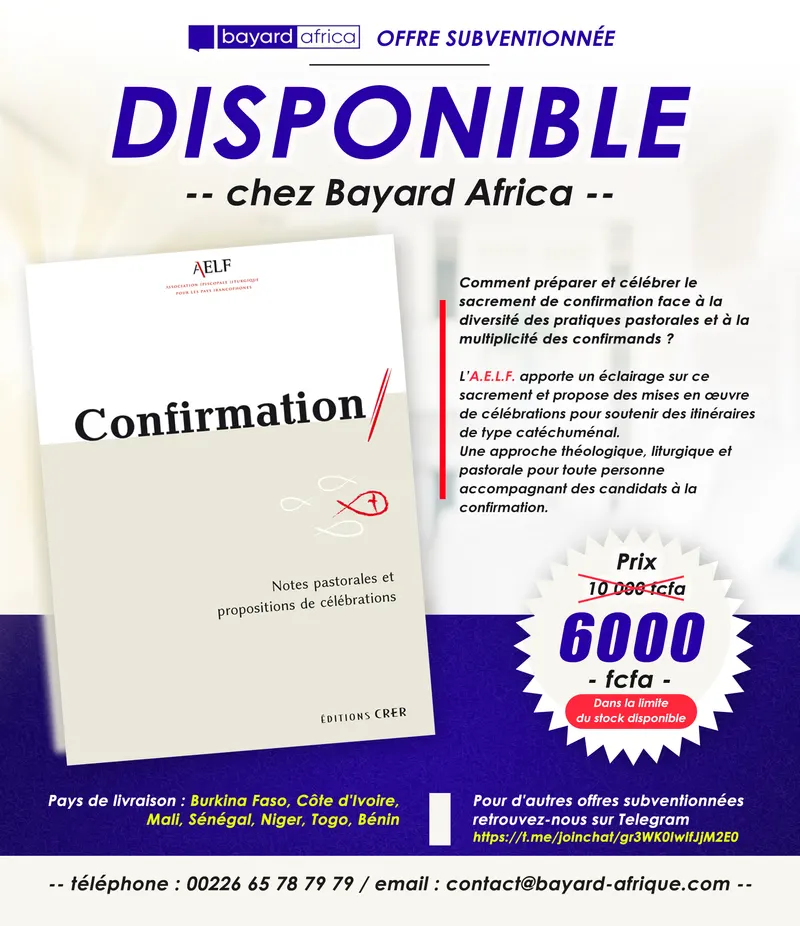 Affiche Livre Confirmation