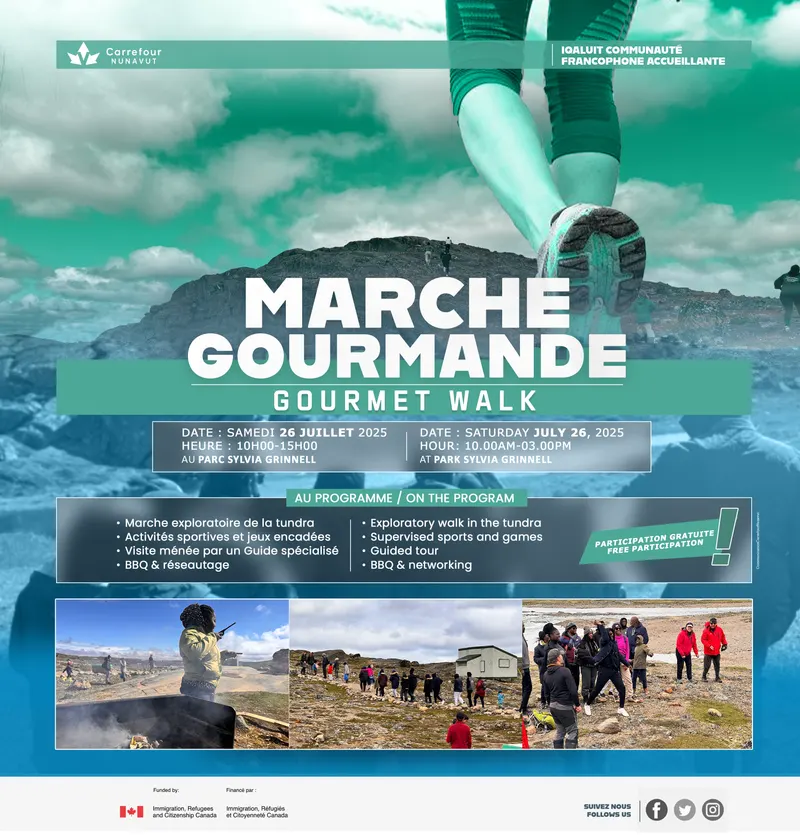 Affiche Marche Gourmande 2025 Carre
