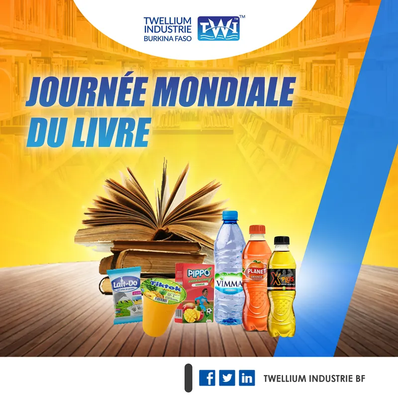 Affiche Twellium Journee Du Livre