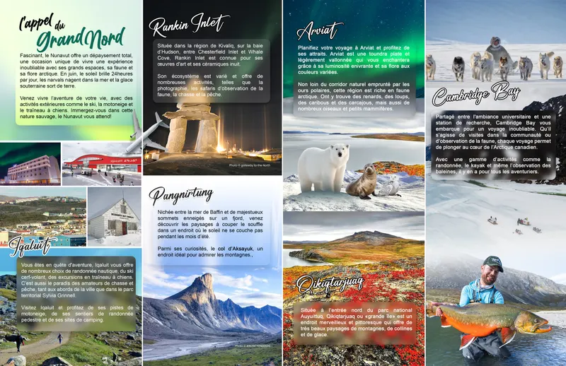 Flyer Tourisme Nunavut Verso