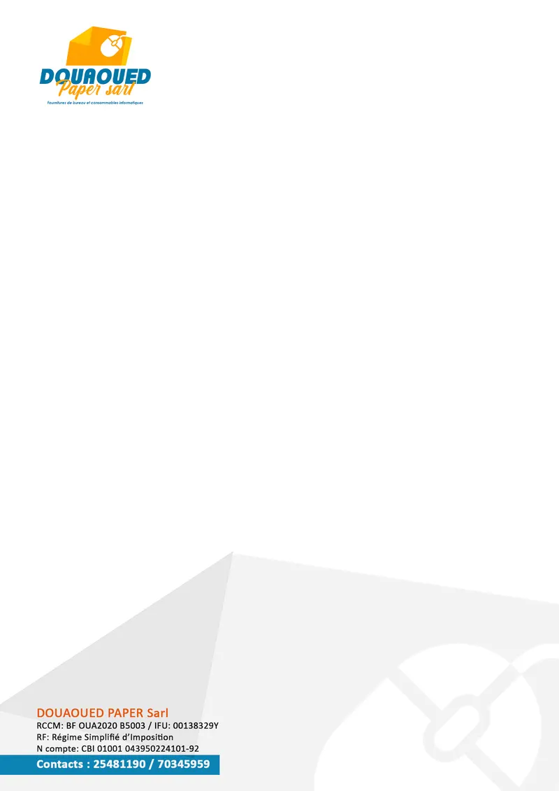 Papier Entete Douaed